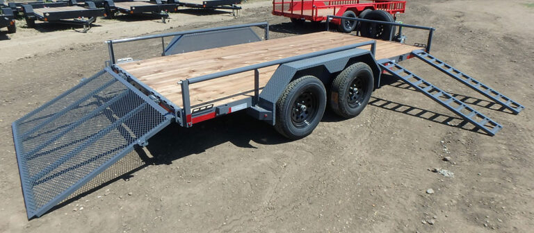 EUT77 Tandem Axle Utility Trailer