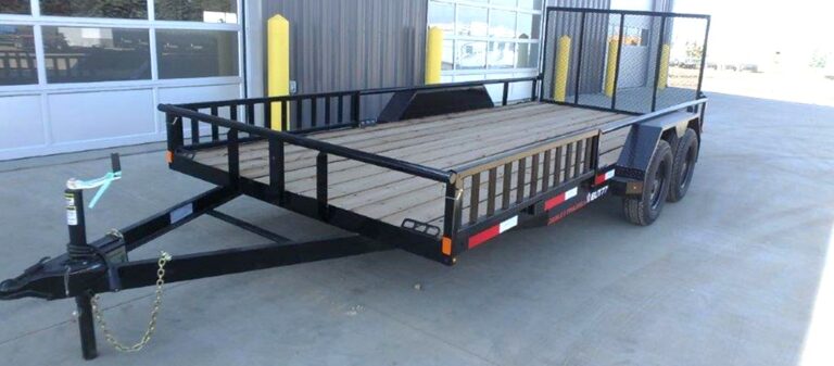 EUT77 Tandem Axle Utility Trailer