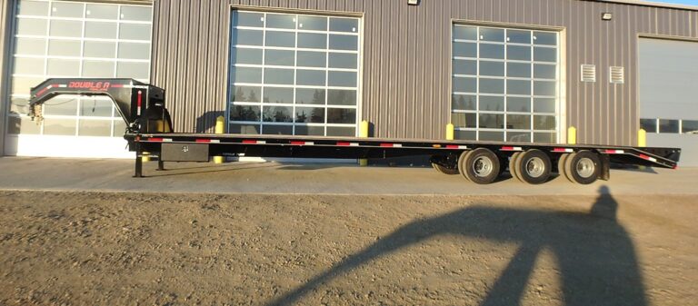 GHB308 Triaxle Dual Wheel Gooseneck Highboy Trailer