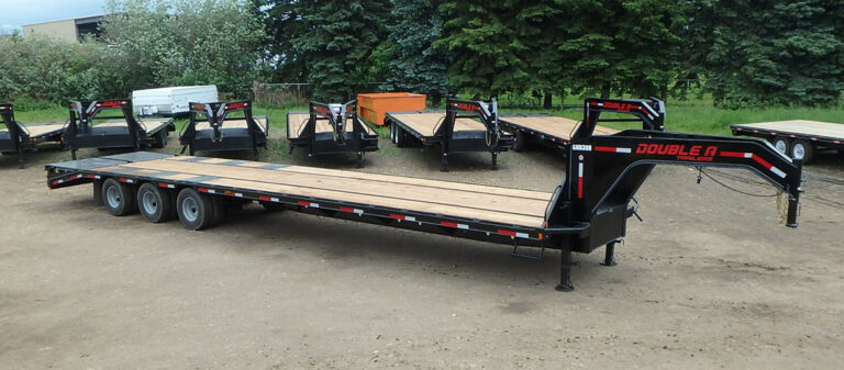 GHB308 Triaxle Dual Wheel Gooseneck Highboy Trailer