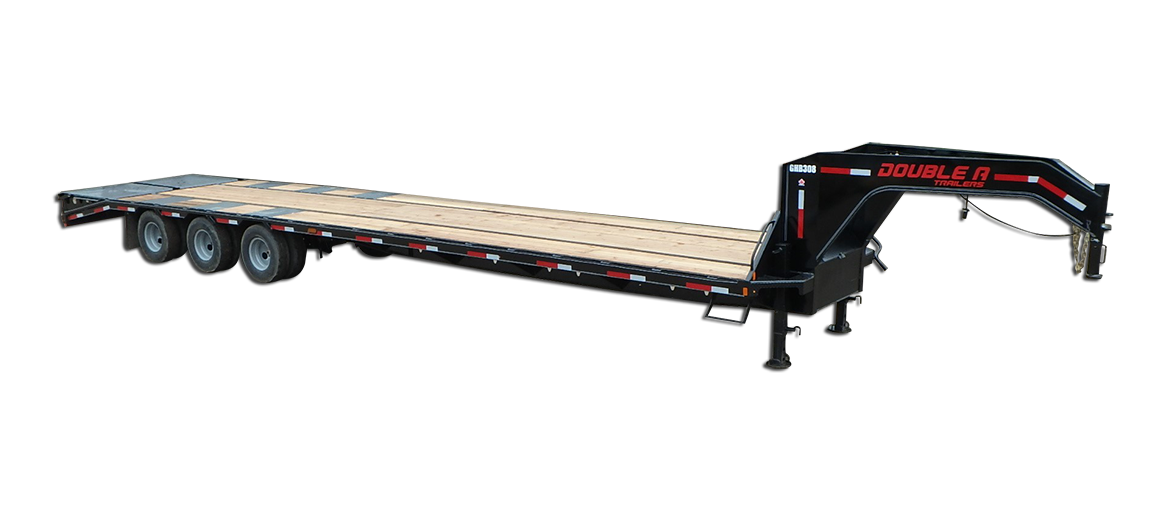 GHB308 Triaxle Dual Wheel Gooseneck Highboy Trailer