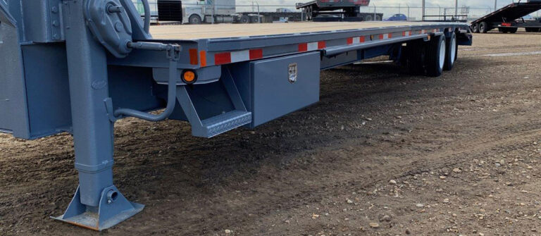 GHB318 Tandem Dual Wheel Gooseneck Highboy Trailer