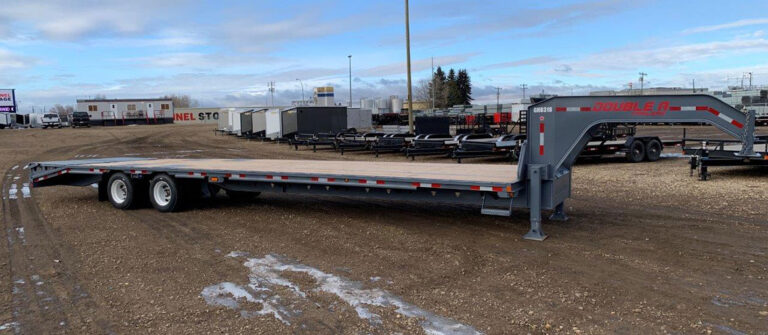 GHB318 Tandem Dual Wheel Gooseneck Highboy Trailer