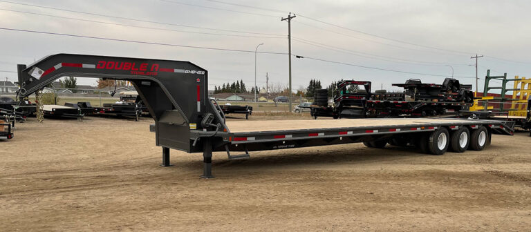 GHB458 Triaxle Dual Wheel Gooseneck Highboy Trailer