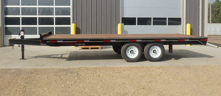 HB148 Tandem Single Wheel Highboy Trailer