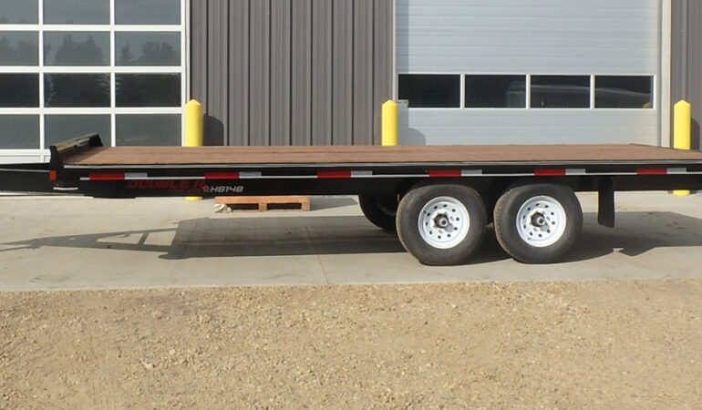 HB148 Tandem Single Wheel Highboy Trailer