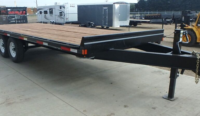 HB148 Tandem Single Wheel Highboy Trailer