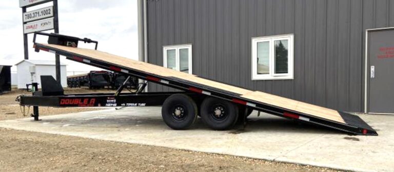 HB148T Tandem Single Wheel Highboy Full Tilt Trailer