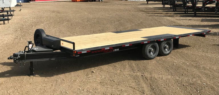 HB148T Tandem Single Wheel Highboy Full Tilt Trailer