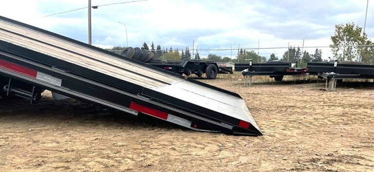 Dual Gooseneck Highboy Tilt Trailer