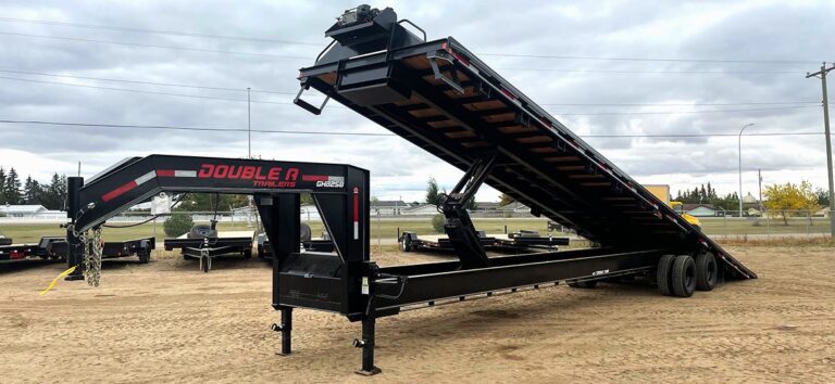 Dual Gooseneck Highboy Tilt Trailer